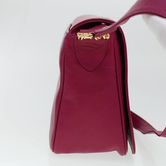 VALENTINO Chain Shoulder Bag Leather Pink Auth yk6951 - Picture 4 of 16